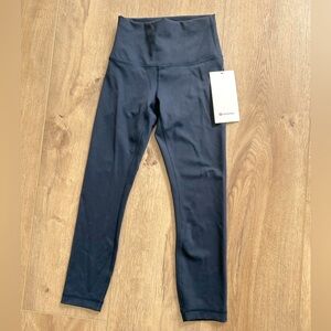 Lululemon Wunder Train crop 23in Blue Leggings